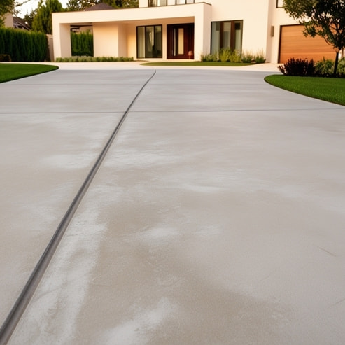 image of a concrete driveway in Clontarf